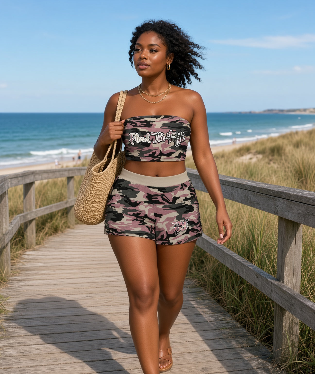 PtF Camo Crop Top